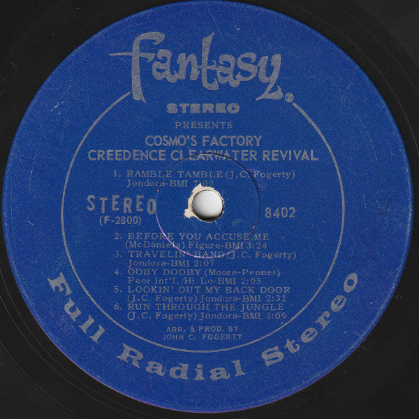 Creedence Clearwater Revival - Cosmo's Factory - VG+ LP Record 1970 Fantasy USA Original Vinyl - Classic Rock / Blues Rock - Shuga Records