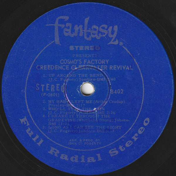 Creedence Clearwater Revival - Cosmo's Factory - VG+ LP Record 1970 Fantasy USA Original Vinyl - Classic Rock / Blues Rock - Shuga Records