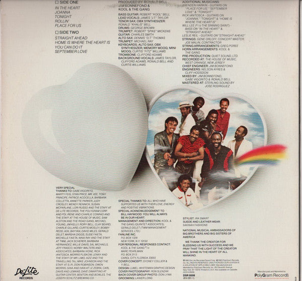 Kool & The Gang - In The Heart - Mint- LP Record 1983 De-Lite USA Vinyl - Funk / Disco - Shuga Records
