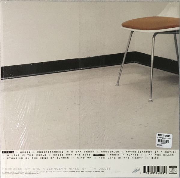 Thursday - Full Collapse (2001) - Mint- LP Record 2014 Victory USA Opaque Red Vinyl & Insert - Rock / Pop Punk / Hardcore - Shuga Records