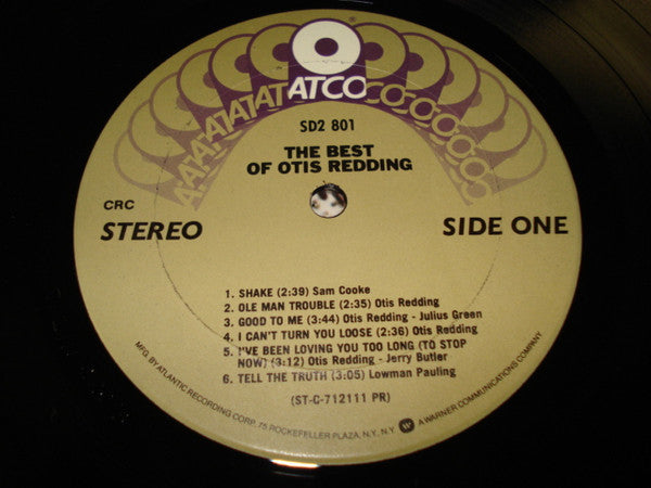 Otis Redding – The Best Of Otis Redding (1972) - VG+ 2 LP Record 1979 ATCO Club Edition USA Vinyl - Soul / Funk