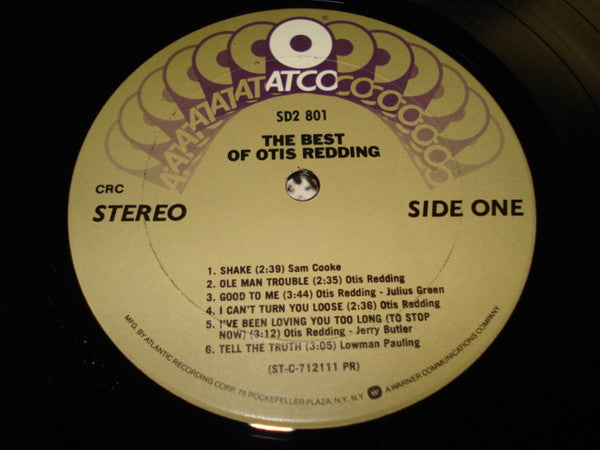 Otis Redding – The Best Of Otis Redding (1972) - VG+ 2 LP Record 1979 ATCO Club Edition USA Vinyl - Soul / Funk - Shuga Records