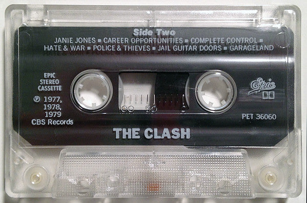The Clash - The Clash (1977) - Mint- Cassette 1980s Epic USA Tape - Rock / Punk / Dub - Shuga Records