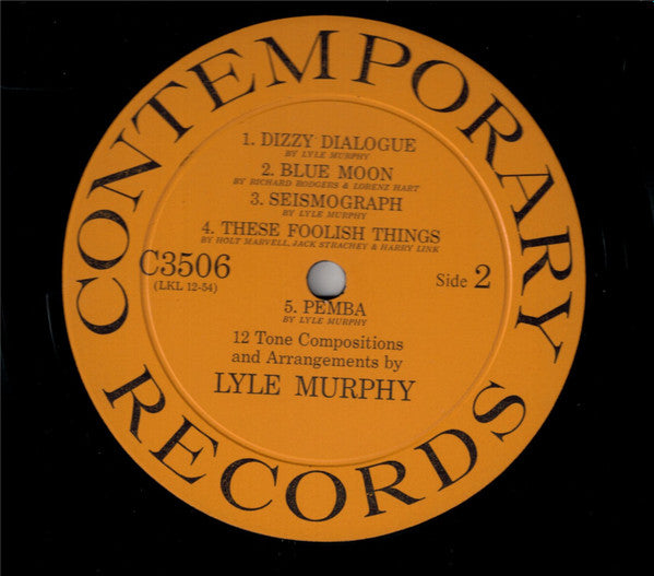 Lyle Murphy 's Music With André Previn, Curtis Counce, Buddy Collette, Shelly Manne – 'Gone With The Woodwinds!' - Mint- LP Record 1957 Contemporary USA Mono Vinyl - Jazz / Twelve-tone / Modern - Shuga Records