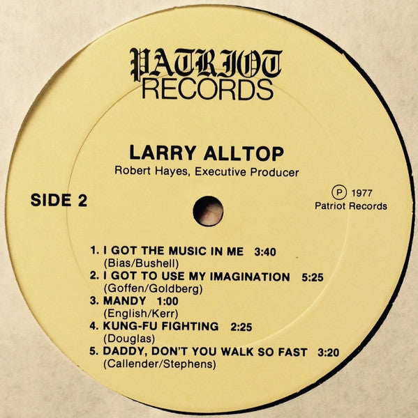 Larry Alltop & The Exciters Band - Live at The Navarone Chicago - Mint- (VG+ cover) LP Record USA Vinyl - Funk / Soul / R&B - Shuga Records