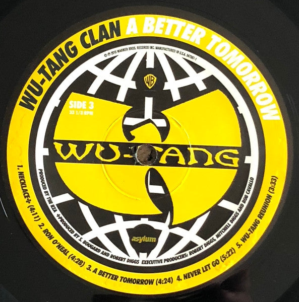 Wu-Tang Clan - A Better Tomorrow - Mint- 2 LP Record 2015 Warner USA Vinyl & Download - Hip Hop - Shuga Records