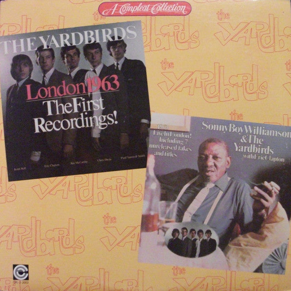 The Yardbirds - A Compleat Collection (Sonny Boy Williamson & Eric Clapton) - Mint- (VG+ cover) 2 LP Record 1984 Compleat USA Club Edition Vinyl - Rock & Roll / Blues Rock - Shuga Records
