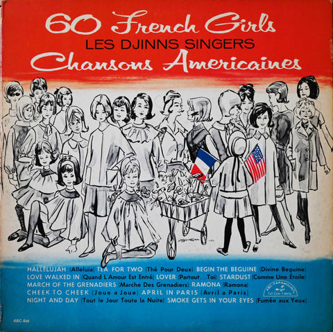 Les Djinns Singers – 60 French Girls - Chansons Americaines - VG+ LP Record 1964 ABC Paramount USA Mono Vinyl - World / French Pop / Folk