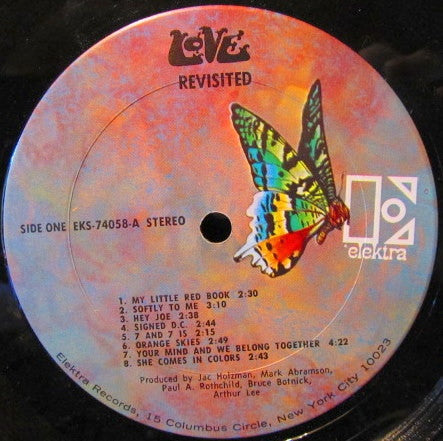 Love - Revisited - VG+ LP Record 1970 Elektra USA Vinyl - Garage Rock / Pop Rock - Shuga Records