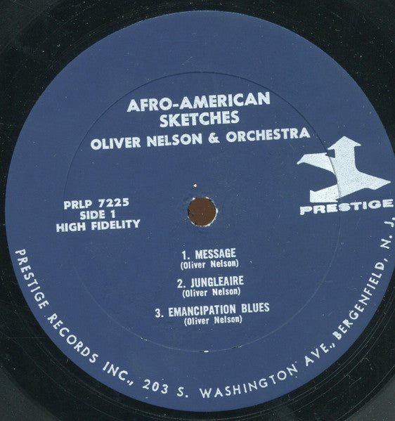 Oliver Nelson Orchestra - Afro/American Sketches (1962) - VG LP Record 1964 Prestige USA Vinyl - Jazz / Post Bop - Shuga Records