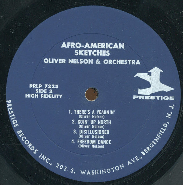 Oliver Nelson Orchestra - Afro/American Sketches (1962) - VG LP Record 1964 Prestige USA Vinyl - Jazz / Post Bop - Shuga Records