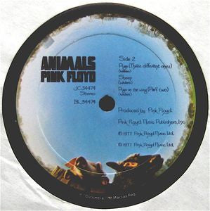 Pink Floyd - Animals - VG+ LP Record 1977 Columbia USA Vinyl - Psychedelic Rock / Prog Rock - Shuga Records