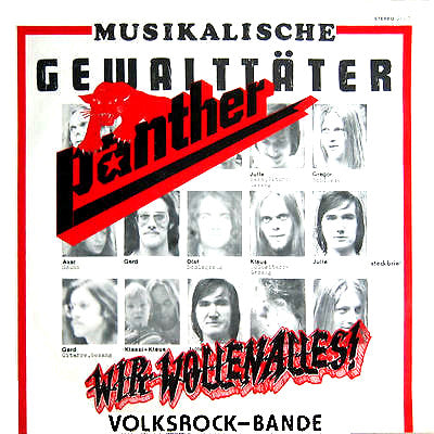 Panther - Wir Wollen Alles! - VG+ LP Record 1978 Panther-Music Germany Original Vinyl & Poster Sleeve - Krautrock / Hard Rock - Shuga Records