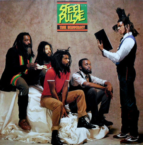 Steel Pulse – True Democracy (1982) - VG LP Record 1985 Elektra USA Vinyl - Reggae / Roots Reggae