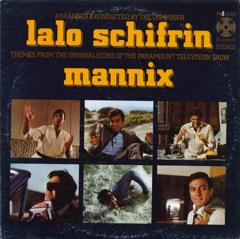 Lalo Schifrin – Mannix - VG+ LP Record 1968 Paramount USA Vinyl - Soundtrack / Jazz / Jazz-Funk
