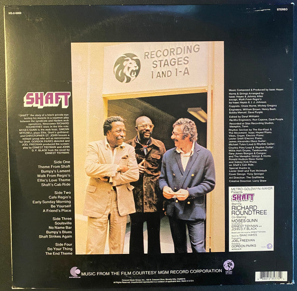 Isaac Hayes - Shaft (1971) - New 2 LP Record 2014 Enterprise Concord Purple Vinyl - Soundtrack / Soul / Funk - Shuga Records