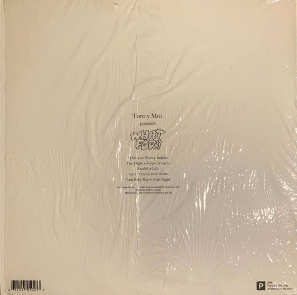 Toro Y Moi - What For? - VG+ LP Record 2015 Carpark USA ORIGINAL Press Vinyl & Download - Synth-pop / Indie Pop