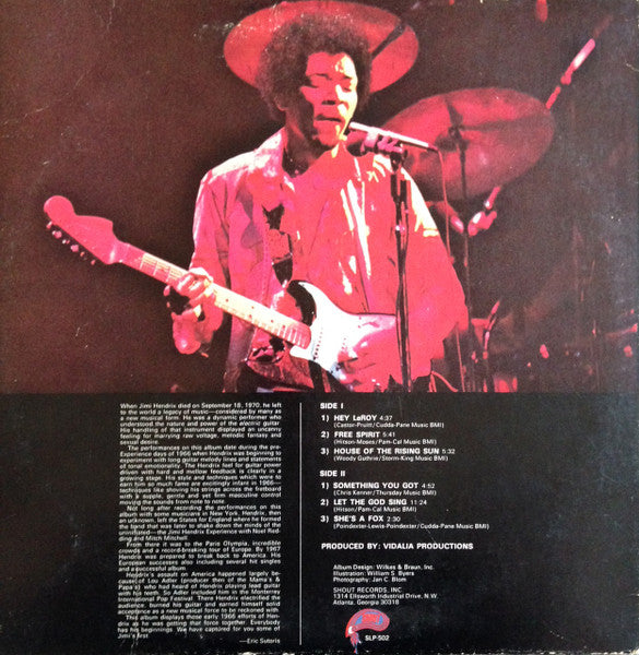 Jimi Hendrix - In The Beginning - VG+ LP Record 1972 Shout USA Original (MR Monarch) Vinyl - Psychedelic Rock / Blues Rock - Shuga Records