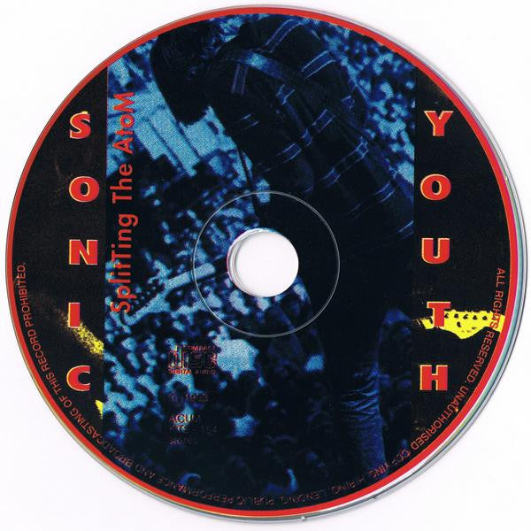 Sonic Youth - SplitTing The AtoM - VG+ CD 1993 Kiss The Stone Italy RARE Unofficial - Alternative Rock - Shuga Records