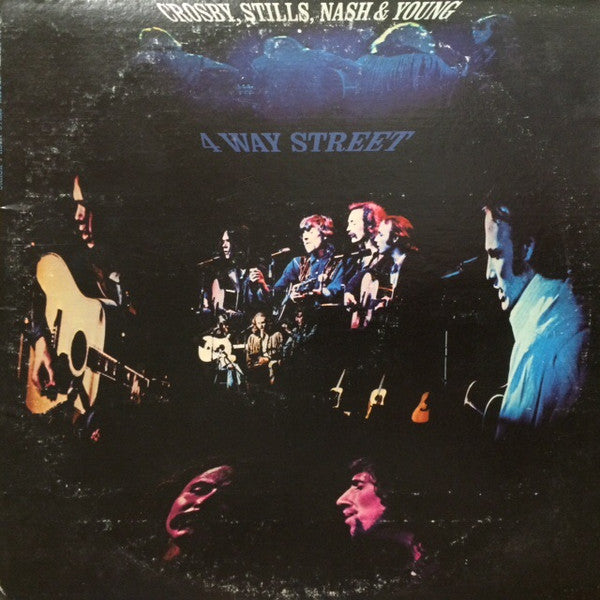 David Crosby, Stephen Stills, Graham Nash & Neil Young - 4 Way Street (1971) - VG+ (VG- cover) 2 LP Record 1975 Atlantic USA Original Vinyl & Insert - Classic Rock / Folk Rock