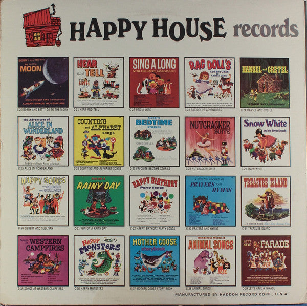 Leo Muller – Bobby And Betty Go To The Moon - VG+ LP Record 1966 Happy House USA Vinyl - Story / Children's - Shuga Records