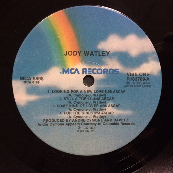 Jody Watley - Jody Watley - LP Record 1987 MCA RCA Club Edition Vinyl - Synth-pop / Funk - Shuga Records