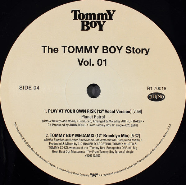Various - The Tommy Boy Story Vol. 01 - Mint- (VG+ cover) 2 LP Record 2006 Rhino Tommy Boy USA Vinyl - Hip Hop / Electro - Shuga Records