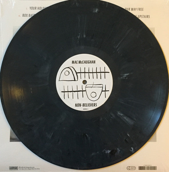 Mac McCaughan - Non-Believers - Mint- LP Record 2015 Merge USA Gray Vinyl & Download - Rock / Indie Rock - Shuga Records