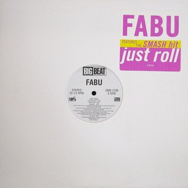 Fabu - Just Roll - Mint- 12" Single Record 1995 Big Beat USA Promo Vinyl - Soul / RnB/Swing - Shuga Records