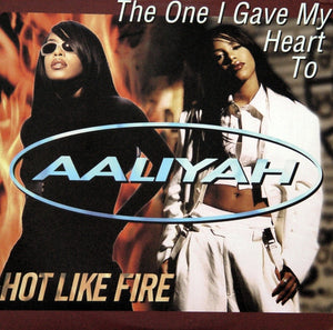Aaliyah - The One I Gave My Heart To / Hot Like Fire - VG+ 12" Single Record 1997 Atlantic USA Original Vinyl - R&B / Soul / Pop Rap - Shuga Records