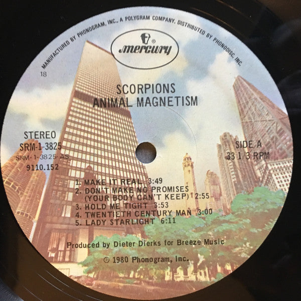 Scorpions - Animal Magnetism - VG+ LP Record 1980 Mercury USA Vinyl - Rock / Hard Rock - Shuga Records