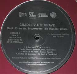 Various – Cradle 2 The Grave (Music From And Inspired By The Motion Picture) - VG+ 2 LP Record 2003 Def Jam USA Promo Vinyl - Soundtrack / Hip Hop
