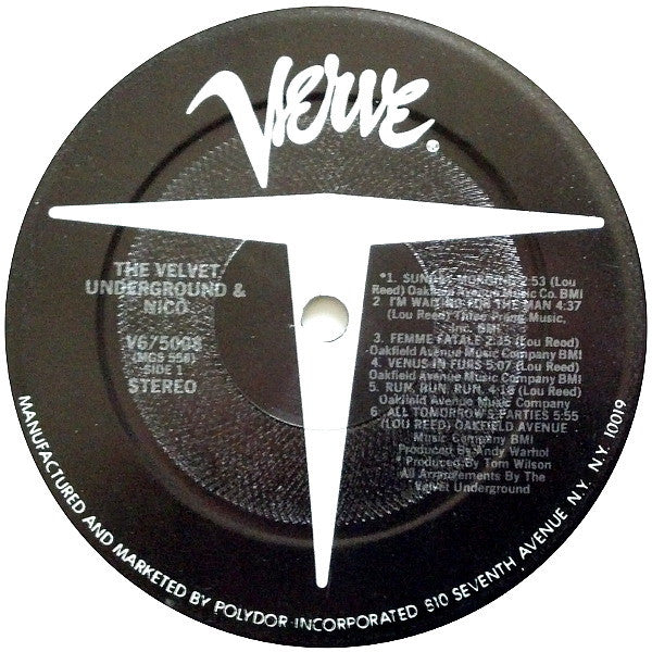 The Velvet Underground & Nico - The Velvet Underground & Nico (1967) - Mint- LP Record 1978 Verve USA Mispress Mono/Stereo Vinyl - Psychedelic Rock / Garage Rock / Art Rock - Shuga Records