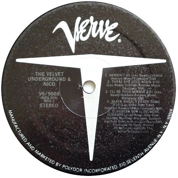 The Velvet Underground & Nico - The Velvet Underground & Nico (1967) - Mint- LP Record 1978 Verve USA Mispress Mono/Stereo Vinyl - Psychedelic Rock / Garage Rock / Art Rock - Shuga Records