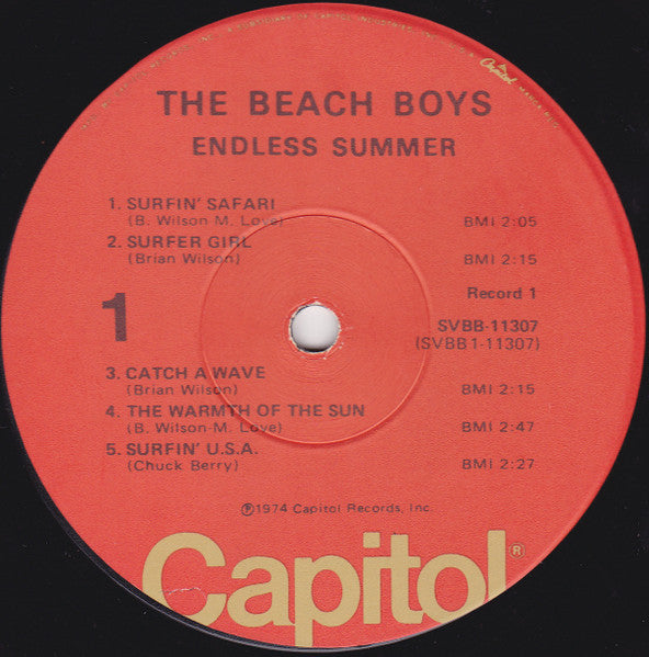 The Beach Boys - Endless Summer - Mint- 2 LP Record 1974 Capitol USA Original Vinyl & Poster - Surf Rock / Pop Rock - Shuga Records