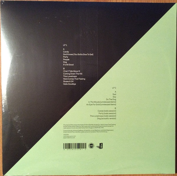 El Perro Del Mar - El Perro Del Mar - Mint- 2 LP Record 2015 The Control Group Green Vinyl - Pop Rock - Shuga Records