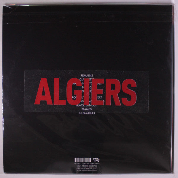 Algiers – Algiers - New LP Record 2015 Matador USA Vinyl & Poster - Indie Rock / Post-Punk - Shuga Records