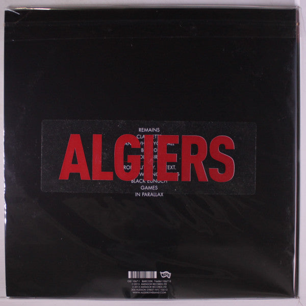 Algiers – Algiers - New LP Record 2015 Matador USA Vinyl & Poster - Indie Rock / Post-Punk