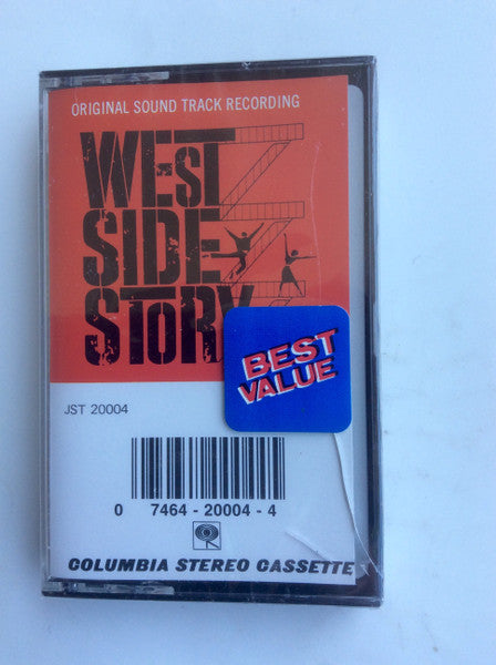 Leonard Bernstein - West Side Story (Original Soundtrack Recording) - Used Cassette Columbia Tape - Soundtrack - Shuga Records