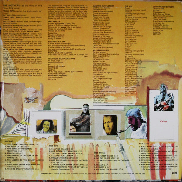 Frank Zappa / The Mothers of Invention - Uncle Meat - VG 2 LP Record 1969 Bizarre Reprise USA Original Withdrawn Version - Psychedelic Rock / Fusion / Avantgarde - Shuga Records