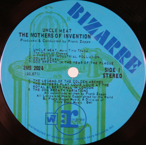 Frank Zappa / The Mothers of Invention - Uncle Meat - VG 2 LP Record 1969 Bizarre Reprise USA Original Withdrawn Version - Psychedelic Rock / Fusion / Avantgarde - Shuga Records