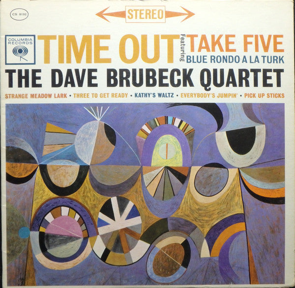 The Dave Brubeck Quartet – Time Out (1959) - VG LP Record 1962 Columbia USA Stereo 360 Label - Cool Jazz - Shuga Records