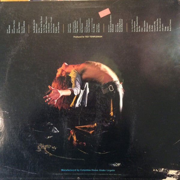 Van Halen - Van Halen - VG+ LP Record 1979 Warner Columbia House Club Edition USA Vinyl - Pop Rock / Hard Rock - Shuga Records