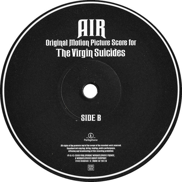 AIR ‎– The Virgin Suicides (1999) - Mint- LP Record 2015 Parlophone 180 gram Vinyl - Soundtrack / Score - Shuga Records