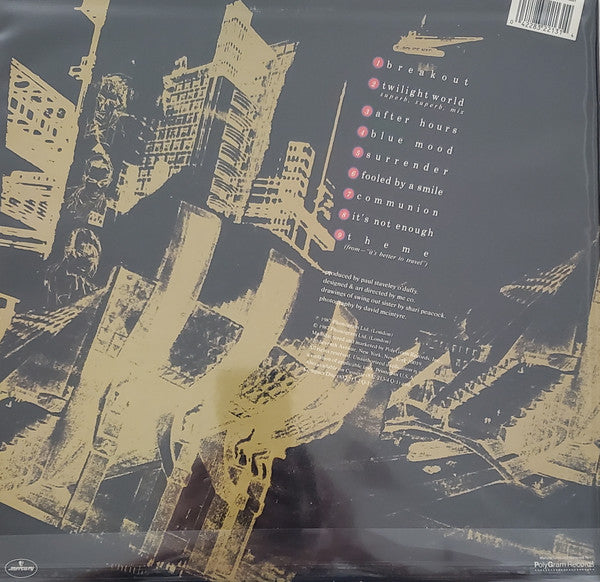 Swing Out Sister - It's Better To Travel - Mint- LP Record 1987 Mercury USA Vinyl - Downtempo / Synth-pop - Shuga Records