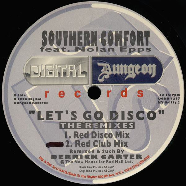 Southern Comfort - Let's Go Disco (The Remixes) - VG 12" Single Record 1996 Digital Dungeon Vinyl - Chicago House - Shuga Records