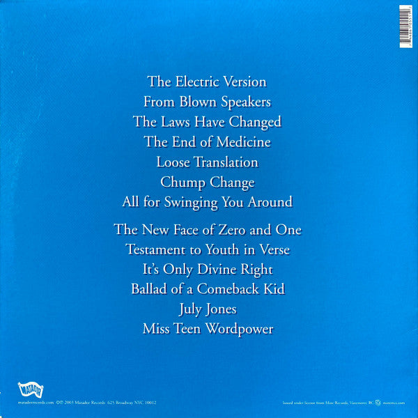 The New Pornographers - Electric Version (2003) - VG+ LP Record 2023 Matador USA Vinyl & Download - Indie Rock - Shuga Records