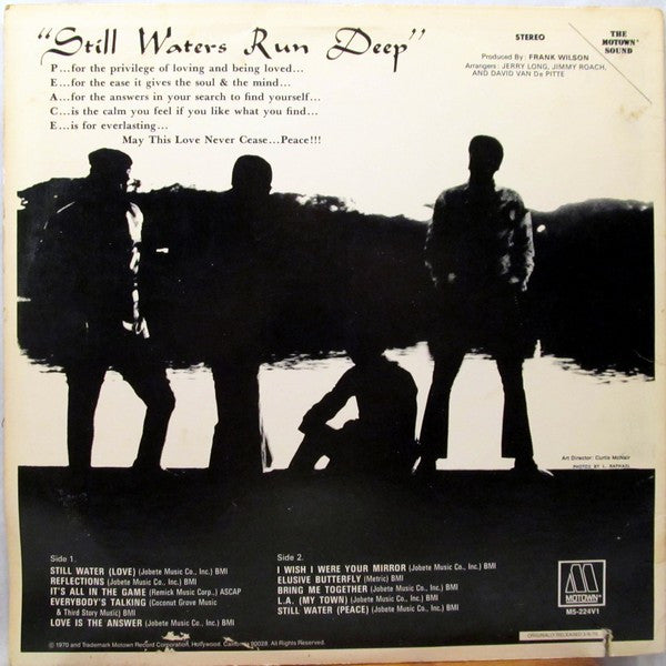 Four Tops ‎- Still Waters Run Deep (1970) - VG+ LP Record 1980 Motown USA Vinyl - Soul / Rhythm & Blues - Shuga Records