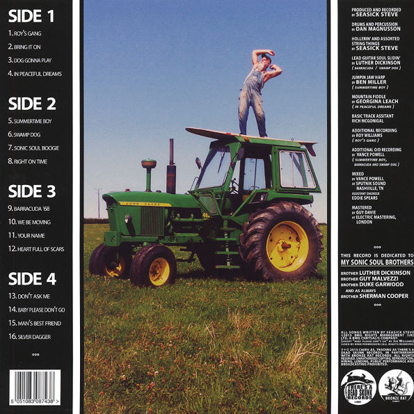 Seasick Steve – Sonic Soul Surfer - Mint- 2 LP Record 2015 Bronze Rat There's A Dead Skunk 180 gram Vinyl - Rock / Blues Rock - Shuga Records