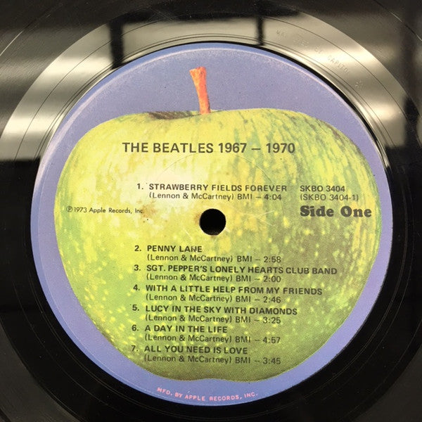 The Beatles - 1967-1970 - VG+ (VG cover) 2 LP Record 1973 Apple USA Vinyl - Pop Rock / Psychedelic Rock - Shuga Records